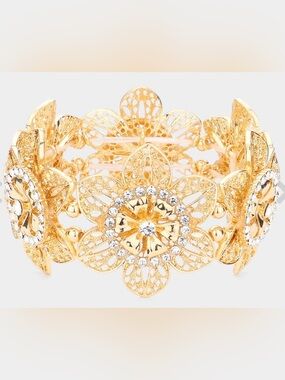 FLOWER POINTED BRACELET